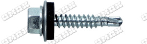 Саморез кровельный сверло цинк