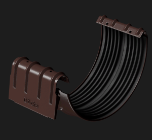 Соединитель желобов Docke STAL PREMIUM шоколад