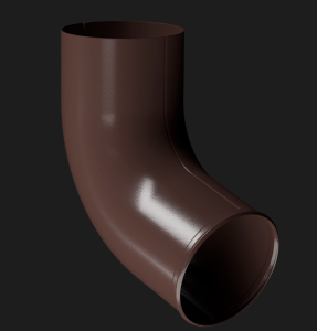 Отвод трубы Docke STAL PREMIUM шоколад