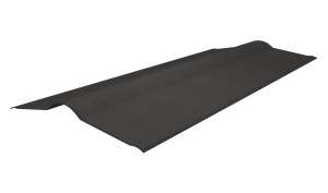 Конек черепица Ондулин серый,шт (длина  1м, рабочая 0,85 м)