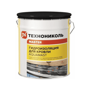Мастика битумно-резиновая AquaMast, ведро 3кг  для Кровли