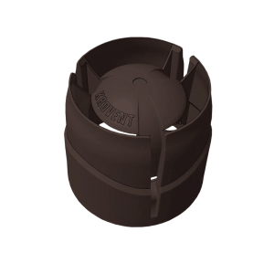 Krovent Hup Cap  NEW  на трубу кровельный коричный (RAL8017)