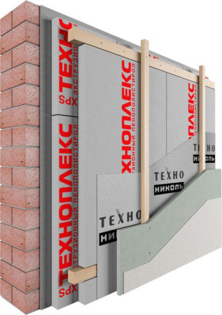 Детальное фото XPS ТЕХНОПЛЕКС 1180*580*40L (10 шт.-0,27376 м3): теплоизоляция ТЕХНО экструзия характеристики 