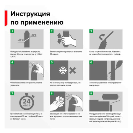 Пена монтажная ТЕХНОНИКОЛЬ MASTER 65 Бытовая