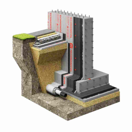 Детальное фото Мастика гидроизоляционная ТЕХНОНИКОЛЬ №24 (МГТН) ведро 10кг: гидроизоляция ТН характеристики 
