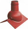 Коньковый элемент для любого типа кровли Krovent Pipe-Cone красный 