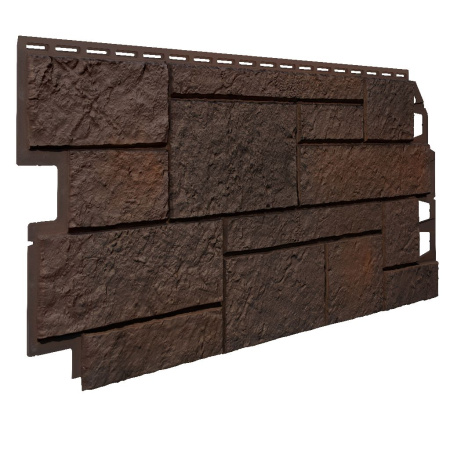 ТН, Фасадные панели, Песчаник темно-коричневый      0,42м2/шт   (10шт/уп)