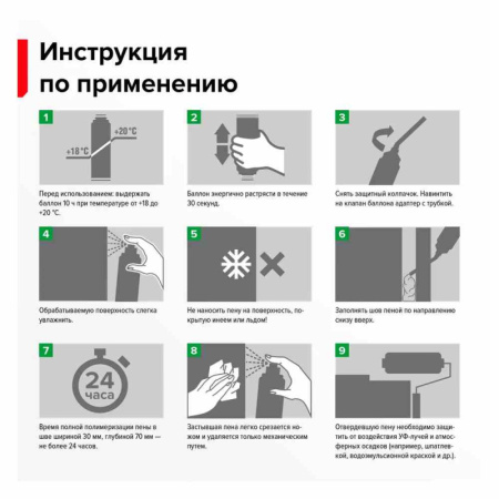 Пена монтажная ТЕХНОНИКОЛЬ MASTER 60 Бытовая